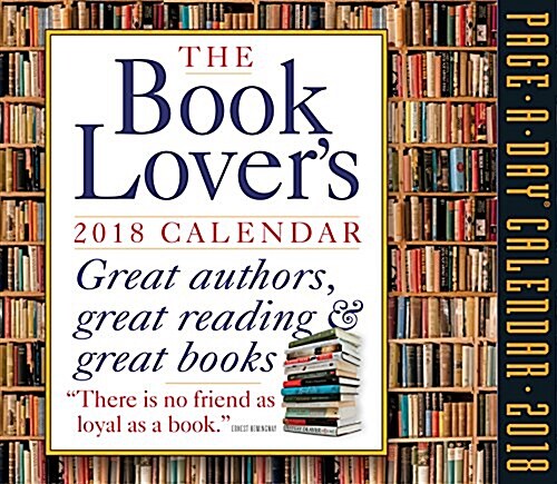 The Book Lovers Page-A-Day Calendar 2018 (Daily)