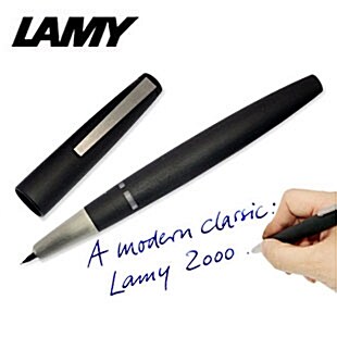 Lamy 2000 black Makrolon 만년필(14K)