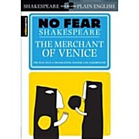 [중고] The Merchant of Venice (No Fear Shakespeare): Volume 10 (Paperback, Study Guide)