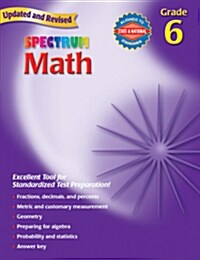 Spectrum Math: Grade 6 (Paperback, Revised)