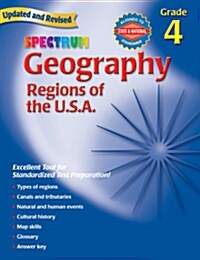 Spectrum Geography, Grade 4: Regions of the U.S.A. (Paperback)