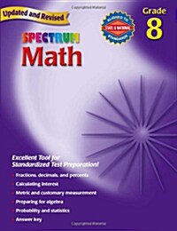 [중고] Spectrum Math: Grade 8 (Paperback, Revised)