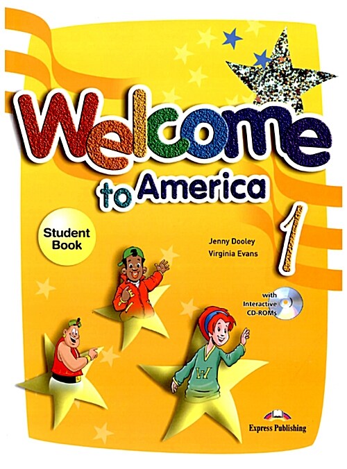 [중고] Welcome to America 1 (Student Book + CD-Rom 2장)