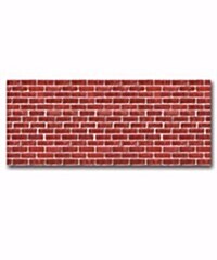 Red Brick Plastic Backdrop (Other)