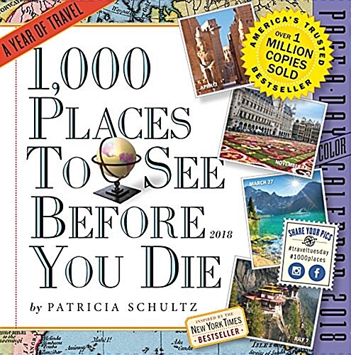 1,000 Places to See Before You Die Page-A-Day Calendar 2018 (Daily)