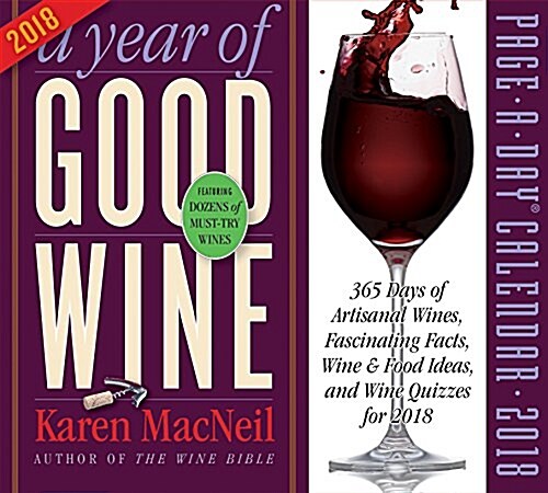 A Year of Good Wine Page-A-Day Calendar 2018 (Daily)