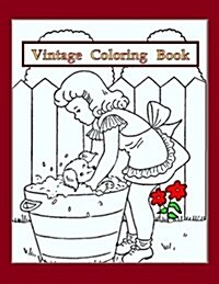 Vintage Coloring Book: Vintage Drawings from 1944 (Paperback)