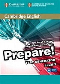 Cambridge English Prepare! Test Generator Level 3 (CD-ROM)