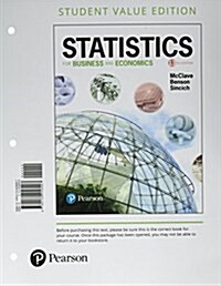 Statistics for Business and Economics (Loose Leaf, 13)