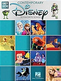 Contemporary Disney: Easy Guitar with Tab (Paperback)