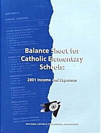 Balance Sheet for Catholic Elementary Schools 2001 (Paperback)