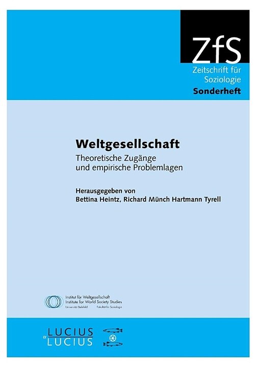 Weltgesellschaft (Paperback)