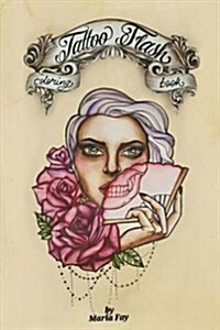 Tattoo Flash Coloring Book (Paperback)
