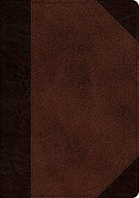 ESV Single Column Journaling Bible, Large Print (Trutone, Brown/Walnut, Portfolio Design) (Imitation Leather)
