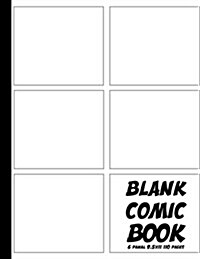 Comics Books(blank Comic Book): Large Print 8.5x11 Over 100 Pages, Create by Yourself, for Drawing Your Own Comic Book with This Comic Journal - (Comi (Paperback)