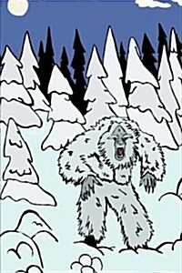 A Cool Yeti Illustration Journal: 150 Page Lined Notebook/Diary (Paperback)