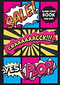 Comic Books for Kids: 7 by 10 with 110 Pages - Blank Comic Book 9 Panel Stagger Jagged - Drawing Your Own Comic Book Journal Notebook (Blank (Paperback)