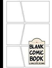 Blank Comic Book: Blank Comic Books (Paperback)