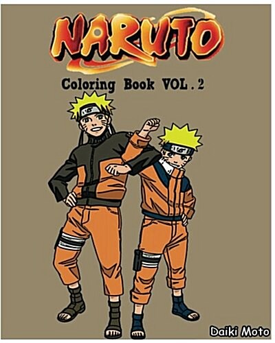 Naruto: Coloring Book (Vol.2): Sketch Coloring Book (Paperback)