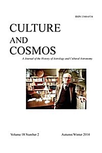 Culture and Cosmos: Vol 18 Number 2 (Paperback)