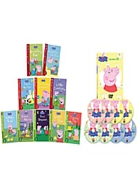 [DVD+BOOK]Pappa pig 페파피그 스토리북 컬렉션 10권(Ladybird Read it Yourself 1,2단계)(24P)+NEW Peppa Pig 페파피그 DVD 2집 8종세트 (8DVD+10BOOk)