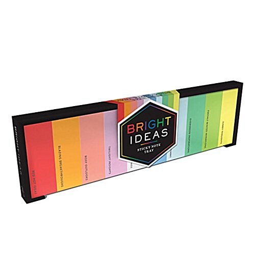 Bright Ideas Sticky Note Tray: (mini Notepads, Small Sticky Notes, Colorful Sticky Notes) (Other)