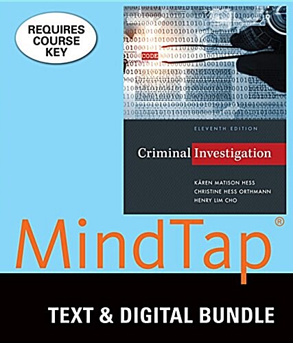 Criminal Investigation + Lms Integrated Mindtap Criminal Justice, 6-month Access (Loose Leaf, Pass Code, 11th)