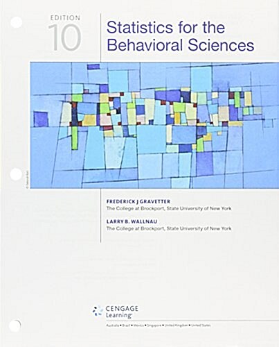 Bundle: Statistics for the Behavioral Sciences, Loose-Leaf Version, 10th + Mindtap Psychology, 1 Term (6 Months) Printed Access Card (Other, 10)