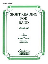 Sight Reading for Band, Book 1: Bass Clarinet (Paperback)
