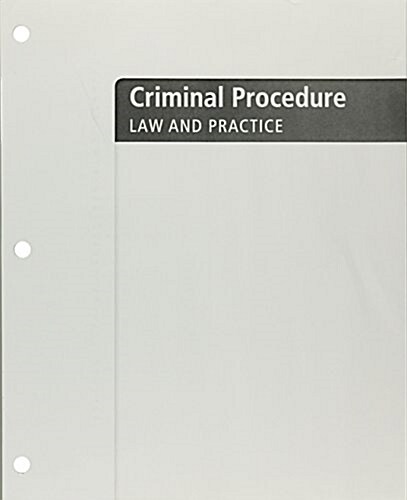 Criminal Procedure + Lms Integrated Mindtap Criminal Justice, 6-month Access (Loose Leaf, Pass Code, 10th)