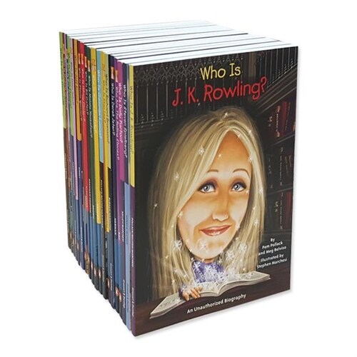 Who Is...? 위인전 챕터북 25종 세트 (Paperback) (CD 미포함)