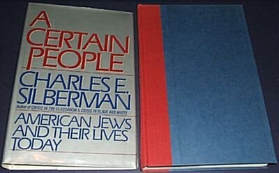 A Certain People: American Jews and Their Lives Today (Hardcover, 1st)