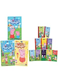 [DVD+BOOK] 2017 페파피그 Peppapig DVD (에피소드168편+영어,중국어 더빙자막)+Pappa pig 페파피그 스토리북 컬렉션 10권(Ladybird Read it Yourself 1,2단계)(24P)(10DVD+10BOOK)