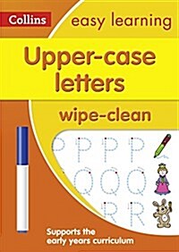 Upper Case Letters Age 3-5 Wipe Clean Activity Book : Ideal for Home Learning (Other Book Format)