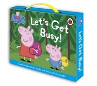Peppa Pig Let's Get Busy Carry Case (5 Paperback + Carry Case) - 페파피그 5종 세트