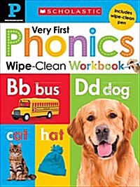 Very First Phonics Pre-K Wipe-Clean Workbook: Scholastic Early Learners (Wipe-Clean) (Spiral)