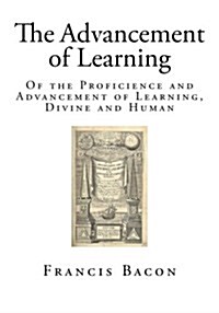 The Advancement of Learning (Paperback)