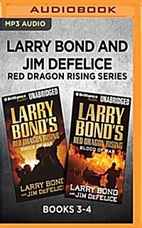 Larry Bond and Jim DeFelice Red Dragon Rising Series: Books 3-4: Shock of War & Blood of War (MP3 CD)